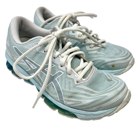 ASICS Gel Quantum 360 VII Sneaker Aqua Angel / White Walking Shoe Workout 6.0 - Picture 1 of 7